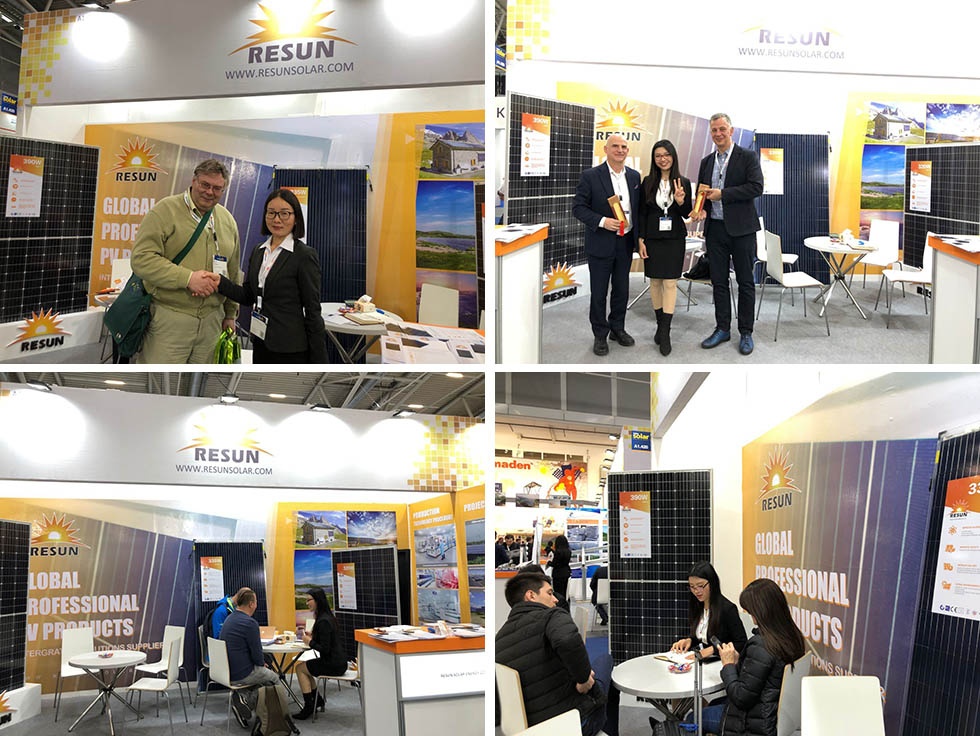 ResunSolar Displayed Cutting Edge Solar Modules on 2019 Intersolar Europe